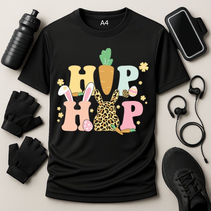 Hip Hop Easter Bunny Festive Spring Cooling Performance Crew T-Shirt