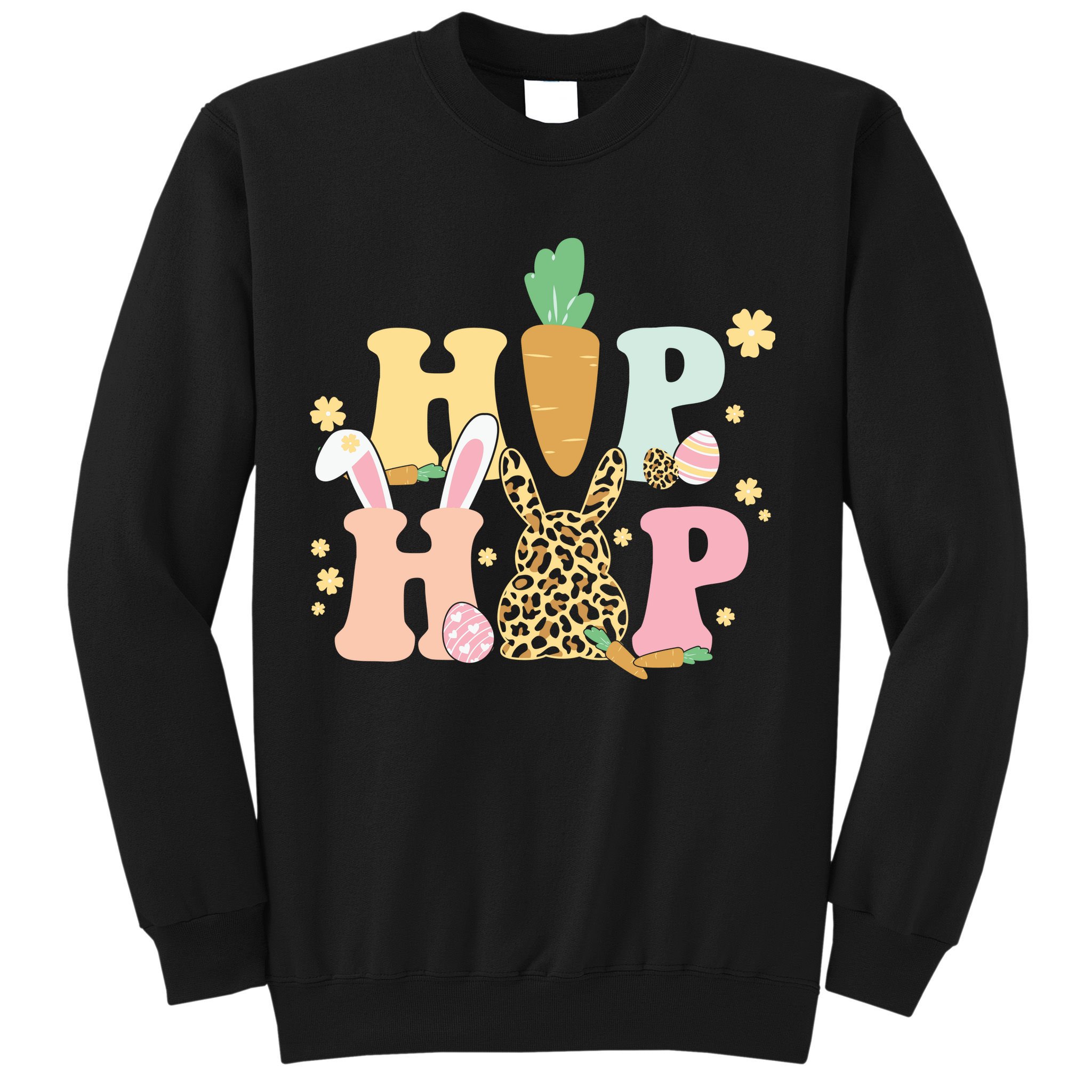 Hip Hop Easter Bunny Festive Spring Sweatshirt