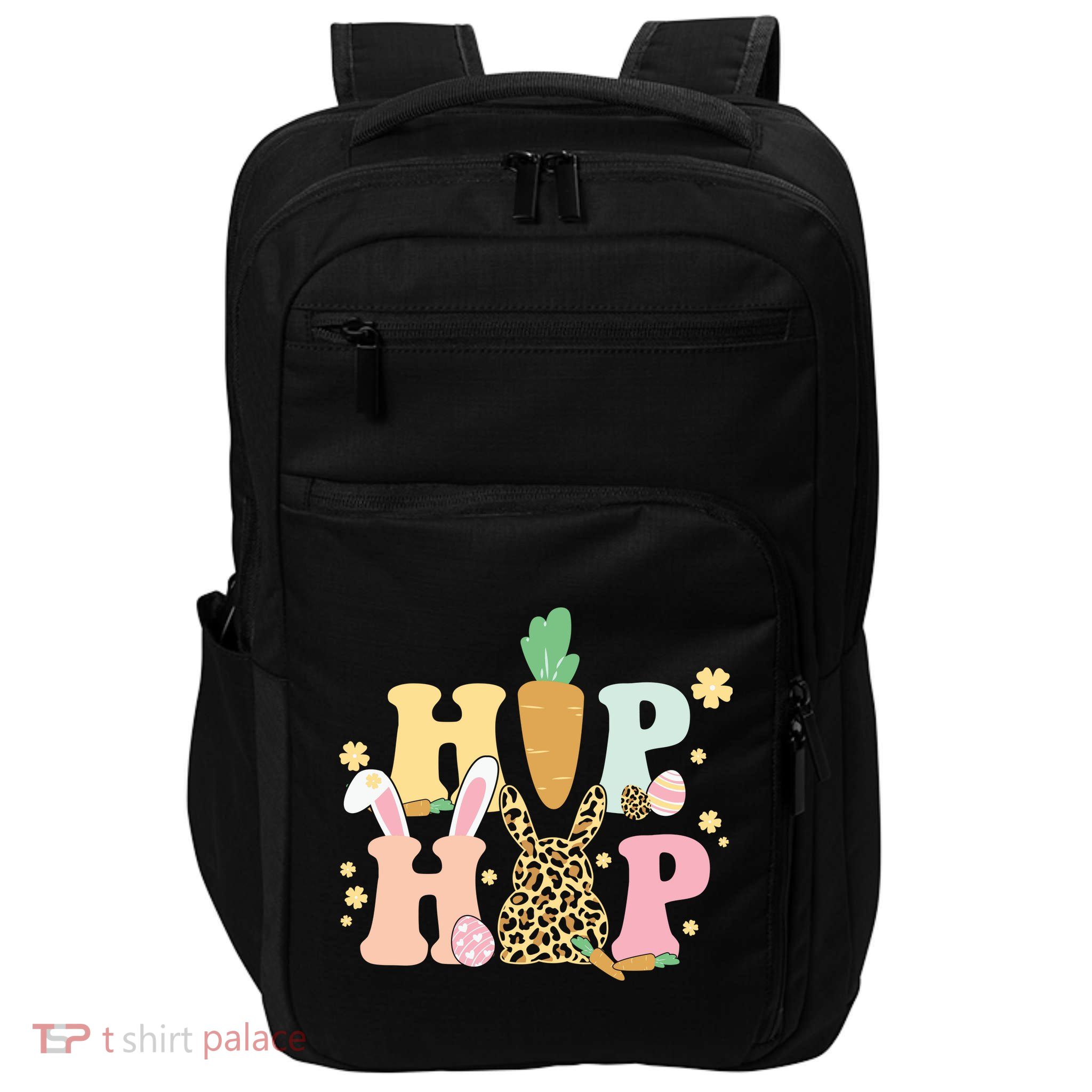 Hip Hop Easter Bunny Festive Spring Impact Tech Backpack