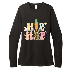 Hip Hop Easter Bunny Festive Spring Womens CVC Long Sleeve Shirt