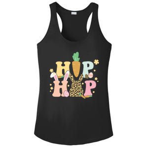 Hip Hop Easter Bunny Festive Spring Ladies PosiCharge Competitor Racerback Tank