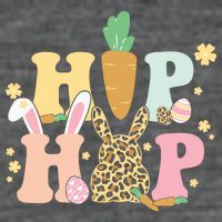 Hip Hop Easter Bunny Festive Spring 7 Panel Mesh Trucker Snapback Hat