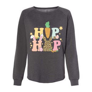 Hip Hop Easter Bunny Festive Spring Womens California Wash Sweatshirt