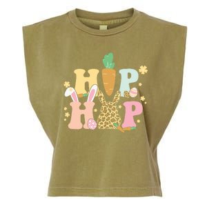 Hip Hop Easter Bunny Festive Spring Garment-Dyed Women's Muscle Tee