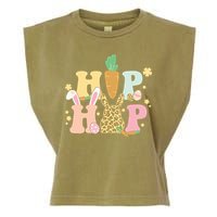 Hip Hop Easter Bunny Festive Spring Garment-Dyed Women's Muscle Tee