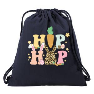 Hip Hop Easter Bunny Festive Spring Drawstring Bag