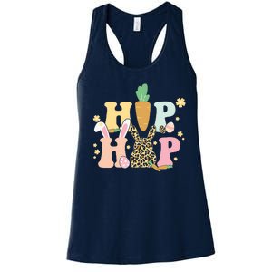 Hip Hop Easter Bunny Festive Spring Women's Racerback Tank