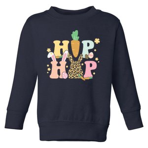 Hip Hop Easter Bunny Festive Spring Toddler Sweatshirt