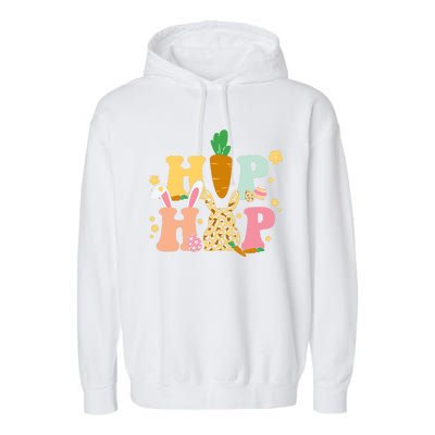 Hip Hop Easter Bunny Festive Spring Garment-Dyed Fleece Hoodie