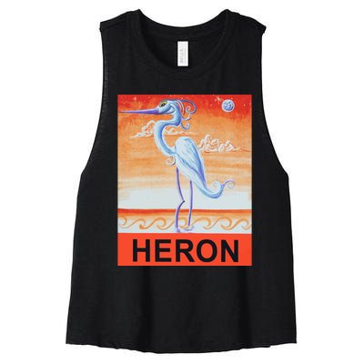 Heron Women's Racerback Cropped Tank