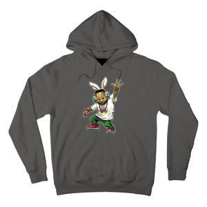 Hip Hop Easter Bunny Face Tall Hoodie