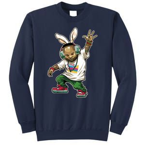 Hip Hop Easter Bunny Face Sweatshirt