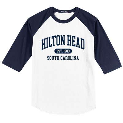 Hilton Head Est 1983 South Carolina Retro Throwback Baseball Sleeve Shirt