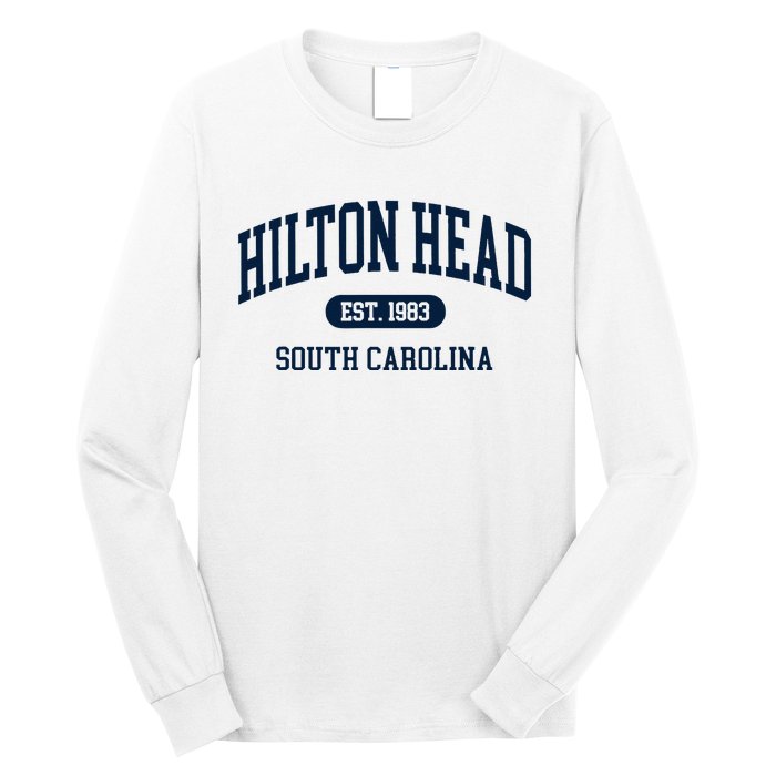 Hilton Head Est 1983 South Carolina Retro Throwback Long Sleeve Shirt