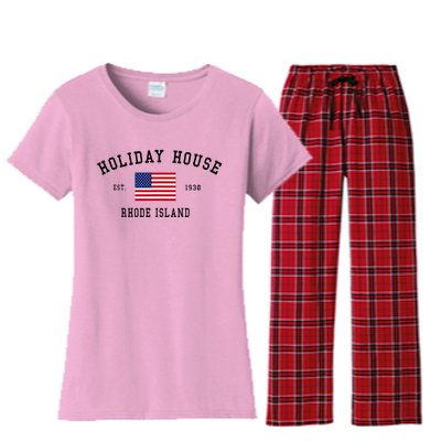 Holiday House Est 1930 Rhode Island Women's Flannel Pajama Set