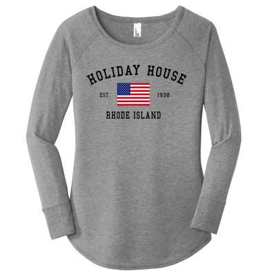 Holiday House Est 1930 Rhode Island Women's Perfect Tri Tunic Long Sleeve Shirt