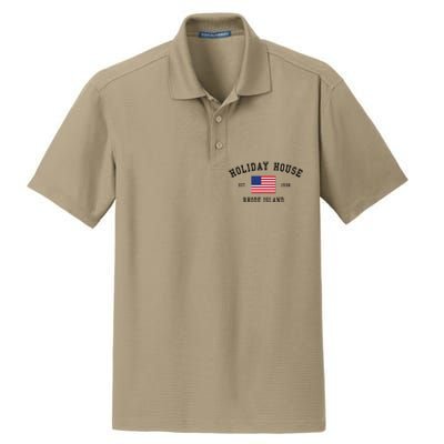 Holiday House Est 1930 Rhode Island Dry Zone Grid Polo