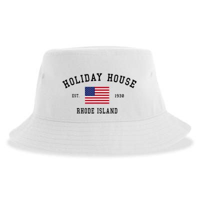 Holiday House Est 1930 Rhode Island Sustainable Bucket Hat