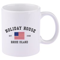 Holiday House Est 1930 Rhode Island 11oz C Handle Ceramic Mug