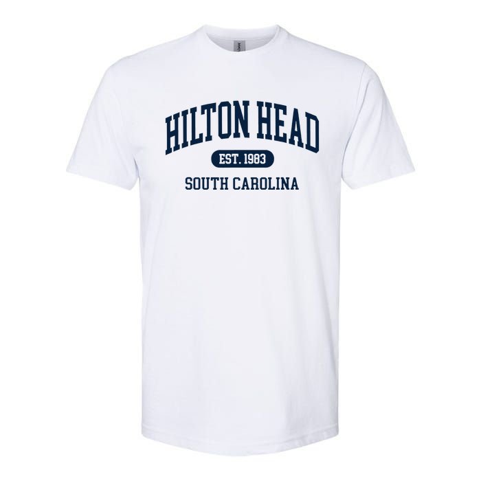 Hilton Head Est 1983 South Carolina Retro Vintage Softstyle CVC T-Shirt