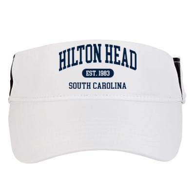 Hilton Head Est 1983 South Carolina Retro Vintage Adult Drive Performance Visor