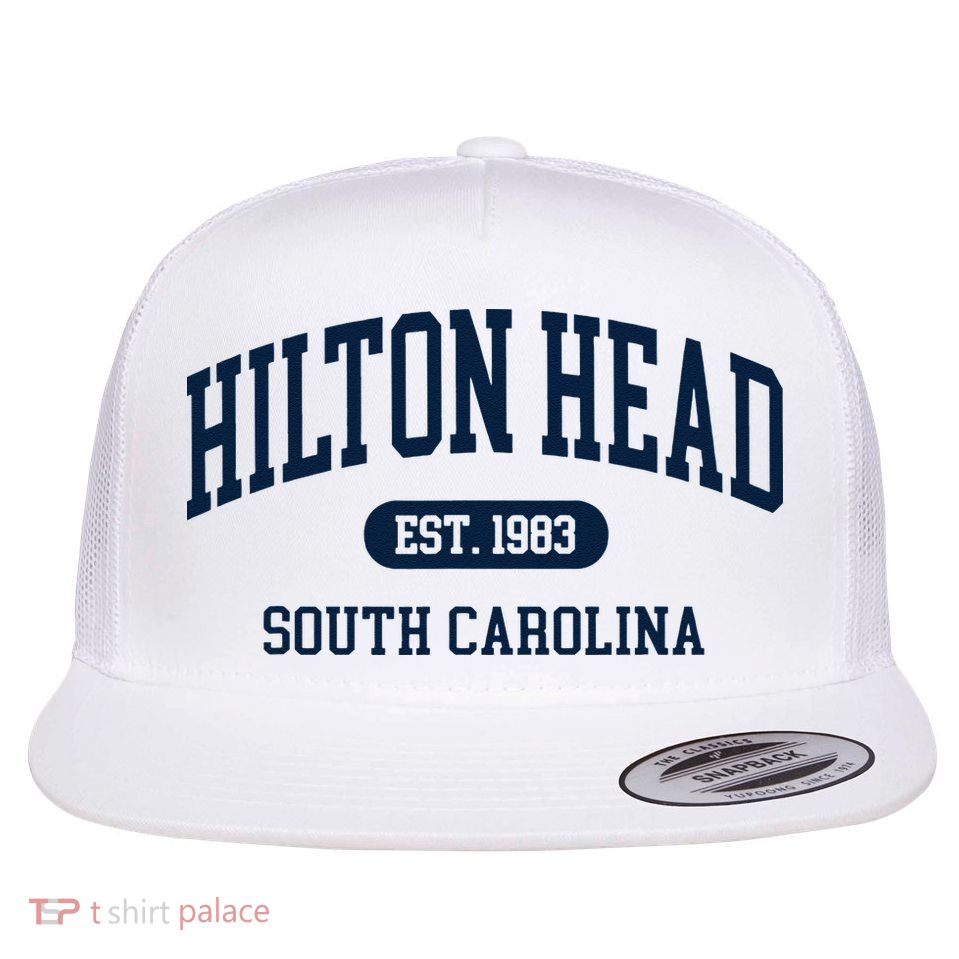 Hilton Head Est 1983 South Carolina Retro Vintage Flatbill Hat