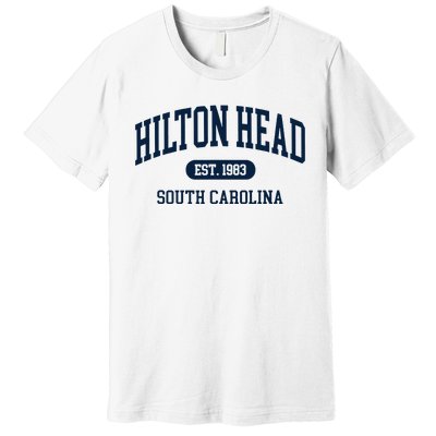 Hilton Head Est 1983 South Carolina Retro Vintage Premium T-Shirt