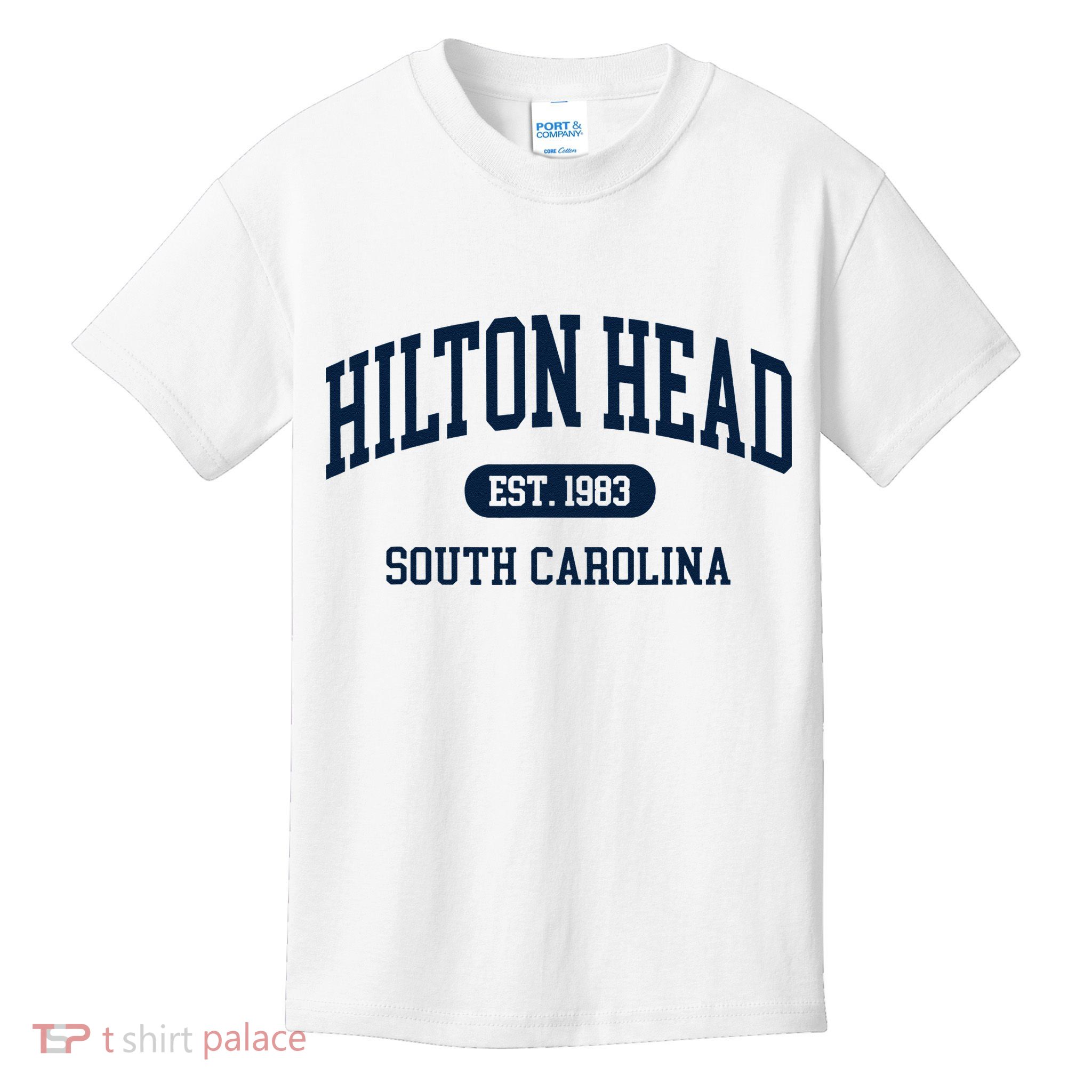 Hilton Head Est 1983 South Carolina Retro Vintage Kids T-Shirt