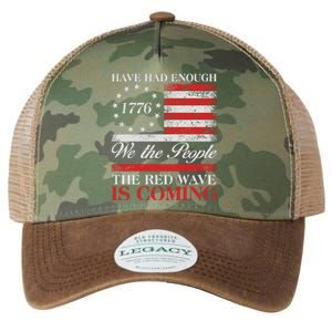 Have Had Enough We The People The Red Wave Is Coming Legacy Tie Dye Trucker Hat