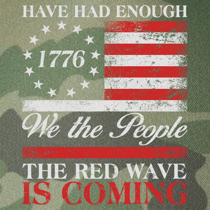 Have Had Enough We The People The Red Wave Is Coming Legacy Tie Dye Trucker Hat