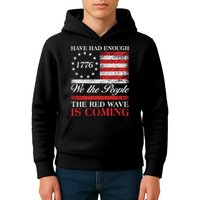 Have Had Enough We The People The Red Wave Is Coming Kids Hoodie