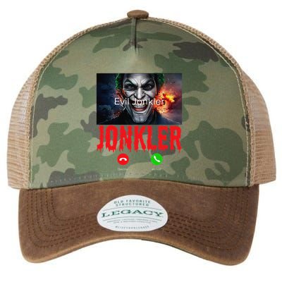 Humor Halloween Evil Jonkler Is Calling Evil Jonkler Legacy Tie Dye Trucker Hat