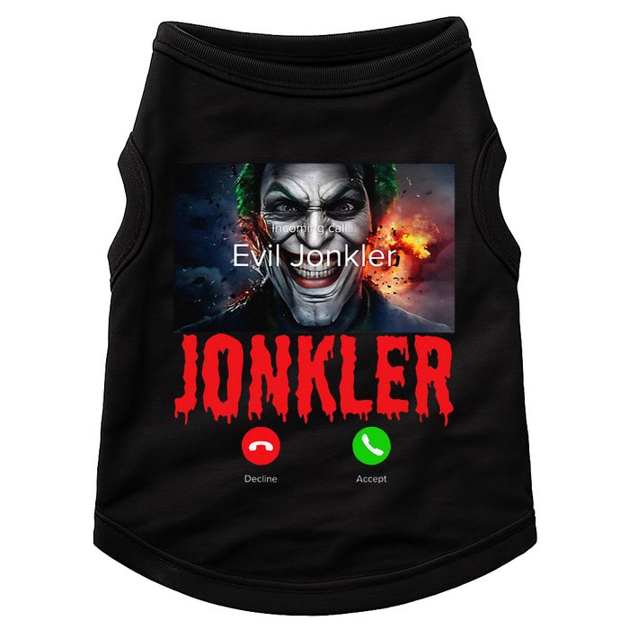 Humor Halloween Evil Jonkler Is Calling Evil Jonkler Doggie Tank