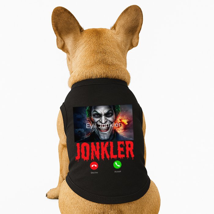 Humor Halloween Evil Jonkler Is Calling Evil Jonkler Doggie Tank