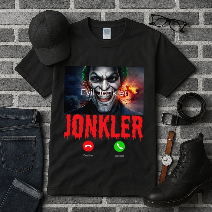 Humor Halloween Evil Jonkler Is Calling Evil Jonkler Tall T-Shirt