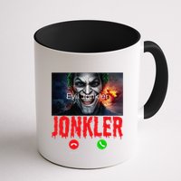 Humor Halloween Evil Jonkler Is Calling Evil Jonkler Mug