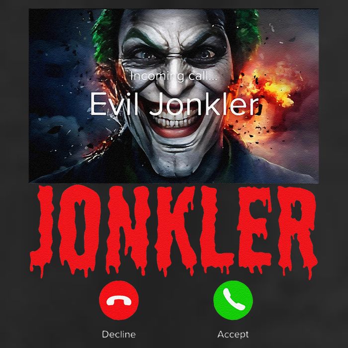 Humor Halloween Evil Jonkler Is Calling Evil Jonkler Knit Cap Winter Beanie