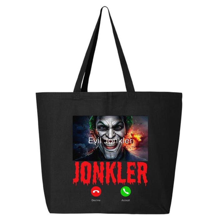 Humor Halloween Evil Jonkler Is Calling Evil Jonkler 25L Jumbo Tote