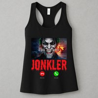 Humor Halloween Evil Jonkler Is Calling Evil Jonkler Womens Tank Top