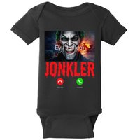 Humor Halloween Evil Jonkler Is Calling Evil Jonkler Baby Bodysuit