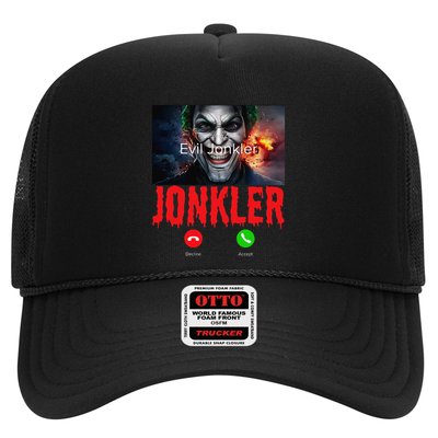Humor Halloween Evil Jonkler Is Calling Evil Jonkler Trucker Hat