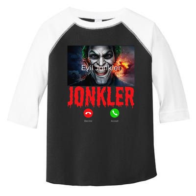 Humor Halloween Evil Jonkler Is Calling Evil Jonkler Toddler Fine Jersey T-Shirt