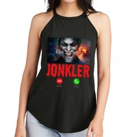 Humor Halloween Evil Jonkler Is Calling Evil Jonkler Women's Perfect Tri Rocker Tank