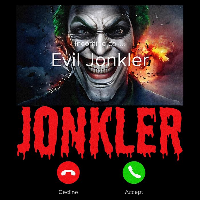 Humor Halloween Evil Jonkler Is Calling Evil Jonkler Kids T-Shirt