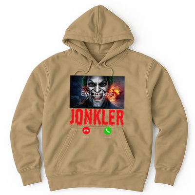 Humor Halloween Evil Jonkler Is Calling Evil Jonkler Hoodie