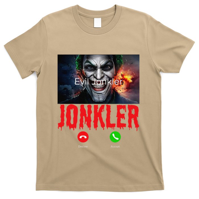 Humor Halloween Evil Jonkler Is Calling Evil Jonkler T-Shirt