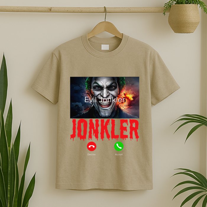 Humor Halloween Evil Jonkler Is Calling Evil Jonkler T-Shirt