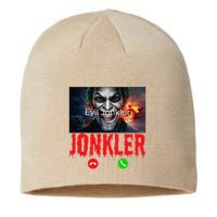 Humor Halloween Evil Jonkler Is Calling Evil Jonkler Sustainable Beanie