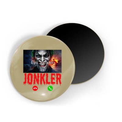 Humor Halloween Evil Jonkler Is Calling Evil Jonkler Magnet