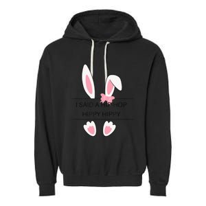 Hip Hop Easter Bunny Garment-Dyed Fleece Hoodie